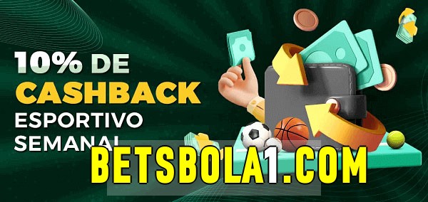10% de bônus de cashback na betsbola